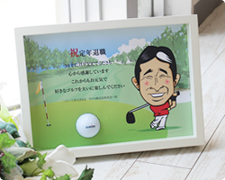 似顔絵メッセージ額の商品画像