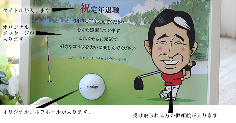 似顔絵メッセージ額の仕様